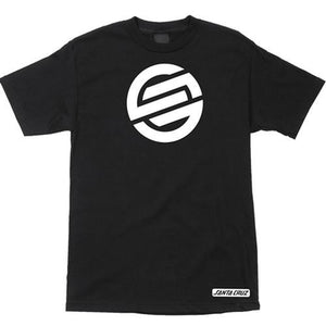 Santa Cruz T Shirt: Knot Black T Shirts- Edge Boardshop