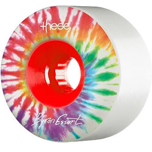 These Wheels: 727 FRF Pro Essert Tie Dye 72mm 80a Red Core