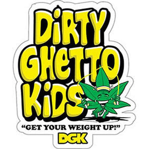 DGK Skateboard Sticker: Get your Weight UP Stickers- Edge Boardshop