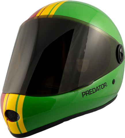 Predator Full Face Helmet: DH 6 Rasta Helmets Full Face- Edge Boardshop