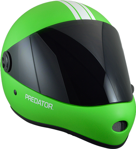 Predator Full Face Helmet: DH 6 Lime Green Helmets Full Face- Edge Boardshop