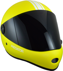 Predator Full Face Helmet: DH 6 Yellow Helmets Full Face- Edge Boardshop