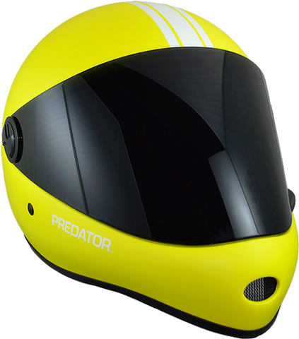 Predator Full Face Helmet: DH 6 Yellow Helmets Full Face- Edge Boardshop