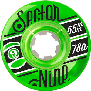 Sector 9 Longboard Wheels: Top Shelf 65mm 78a Green