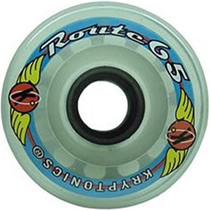 Kryptonics Wheels: Route 65 65mm Clear Wheels- Edge Boardshop