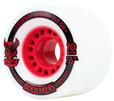 Divine Longboard Wheels: Berserkers 70mm 78a Red Wheels- Edge Boardshop