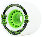 Divine Longboard Wheels: Berserkers 70mm 80a Green Wheels- Edge Boardshop