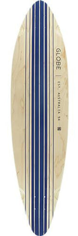 Globe Longboard Deck: Pinner 41 Natural Blue Boards- Edge Boardshop