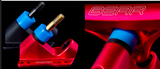 Bear Longboard Trucks: Forged Precision Kodiak 180mm 45 Degree Red Trucks- Edge Boardshop