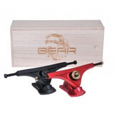 Bear Longboard Trucks: Forged Precision Kodiak 180mm 45 Degree Red Trucks- Edge Boardshop