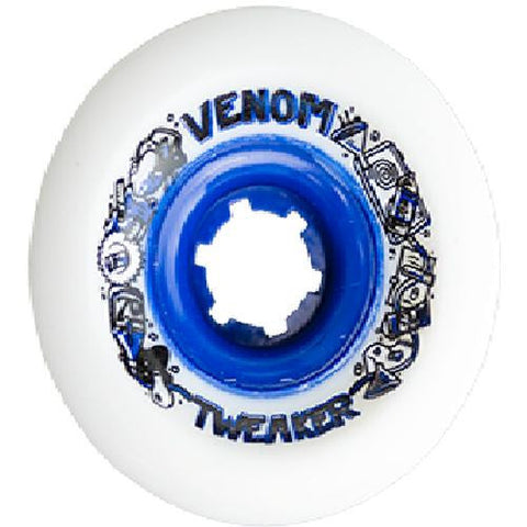 Venom Longboard Wheels: Tweaker 70mm 82a Blue Core