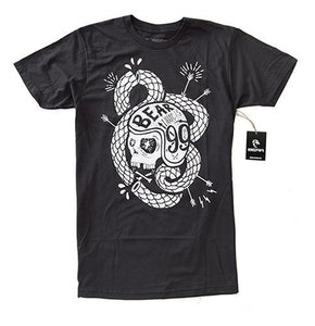 Bear Trucks T Shirt: Rattle Skull Logo T Shirts- Edge Boardshop