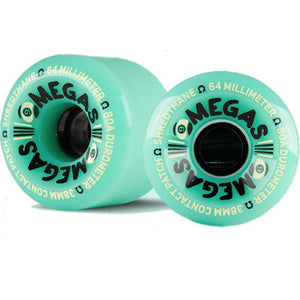 Sector 9 Longboard Wheels: Omega 64mm 80a Teal Green