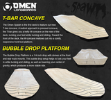 Omen Longboards Deck: 2016 Spawn V2 36 Boards- Edge Boardshop