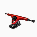 Paris Longboard Trucks: Savant Forged 180mm 43 Degree Red Trucks- Edge Boardshop