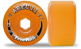 ABEC11 Longboard Wheels: Freeride 70mm 81a Amber Stone Ground Wheels- Edge Boardshop