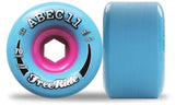 ABEC11 Longboard Wheels: Freeride 70mm 84a Blue Stone Ground Wheels- Edge Boardshop