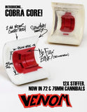 Venom Longboard Wheels:  Cannibal Cobra Core 72mm 78a Red