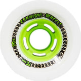 Venom Longboard Wheels: Cannibal Cobra Core 76mm 80a Green