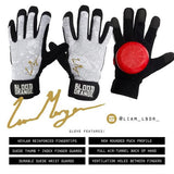 Blood Orange Slide Gloves: Pro Model Liam Morgan Slide Gloves & Pucks- Edge Boardshop