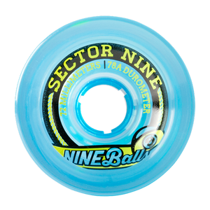 Sector 9 Longboard Wheels: Nine Ball 72mm 78a Blue