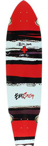 Eversesh Longboard Deck: Doc Striped Batty 36 Boards- Edge Boardshop