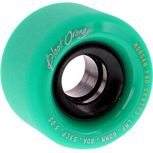 Blood Orange Longboard Wheels: Morgan Midnight 60mm 80a Green Wheels- Edge Boardshop