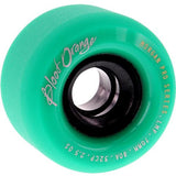 Blood Orange Longboard Wheels: Morgan Midnight 70mm 80a Green Wheels- Edge Boardshop