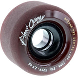 Blood Orange Longboard Wheels: Morgan Midnight 70mm 82a Maroon Wheels- Edge Boardshop