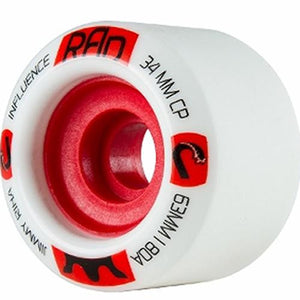 RAD Wheels: Influence Jimmy Riha 63mm 80a White Wheels- Edge Boardshop