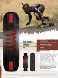 Moonshine Longboard Deck: Rum Runner 35 Carbon Boards- Edge Boardshop