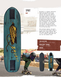 Moonshine Longboard Deck: Spirit 34 Boards- Edge Boardshop