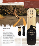 Moonshine Longboard Deck: Hooch Classic 38 Boards- Edge Boardshop