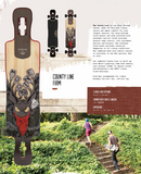 Moonshine Longboard Deck: County Line 44 Firm Boards- Edge Boardshop