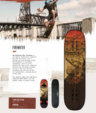 Moonshine Longboard Deck: Firewater 36 Boards- Edge Boardshop