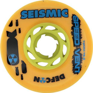 Seismic Longboard Wheels: Speed Vent Defcon 73mm 78.5a Mango