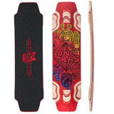 DB Longboard Deck: 2016 Lunch Tray 36 Red Boards- Edge Boardshop