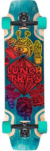 DB Longboard Factory Complete: 2016 Lunch Tray 36 Blue Boards- Edge Boardshop