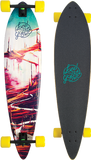 Landyachtz Longboards Deck: 2016 Bamboo Pinner Red Road 44 Boards- Edge Boardshop