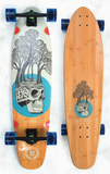 Landyachtz Longboards Deck: 2016 Bamboo Ripper Tree Skull 37 Boards- Edge Boardshop