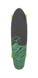 Landyachtz Longboards Factory Complete: 2016 Dinghy Mini Cruiser Waves 26 Green Boards- Edge Boardshop