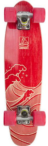 Landyachtz Longboards Factory Complete: 2016 Dinghy Mini Cruiser Waves 26 Red Boards- Edge Boardshop