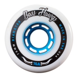 Hawgs Longboard Wheels:  BOSS 70mm 76a Blue Wheels- Edge Boardshop