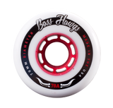 Hawgs Longboard Wheels:  BOSS 70mm 78a Red Wheels- Edge Boardshop