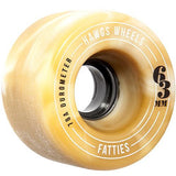 Hawgs Longboard Wheels: Fatties 63mm 78a Mocha Wheels- Edge Boardshop