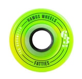 Hawgs Longboard Wheels: Fatties 63mm 78a Green Wheels- Edge Boardshop