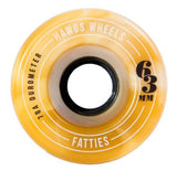 Hawgs Longboard Wheels: Fatties 63mm 78a Mocha Wheels- Edge Boardshop