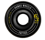 Hawgs Longboard Wheels: Fatties 63mm 78a Black Wheels- Edge Boardshop