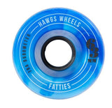 Hawgs Longboard Wheels: Fatties 63mm 78a Blue Wheels- Edge Boardshop