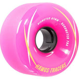 Hawgs Longboard Wheels:  Tracers 67mm 78a Pink Wheels- Edge Boardshop